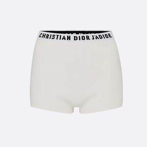 Dior Mini Shorts White Stretch Viscose sz Medium